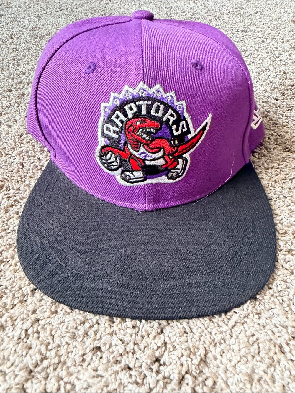 New Era Mens Purple and Black Toronto Raptors Snapback